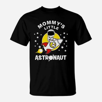 Kids Space Boys Girls Mommys Little Astronaut Science T-Shirt - Seseable