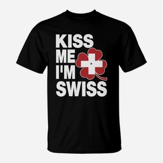 Kiss Me I'm Swiss T-shirt T-Shirt - Seseable