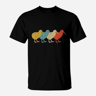 Kiwi Vintage Retro Bird Animal Lover T-Shirt - Seseable