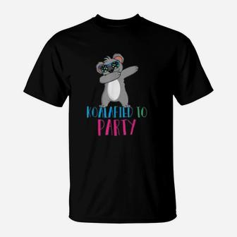 Koala Baby Koala Stuffed Animals Rave Party T-Shirt - Seseable