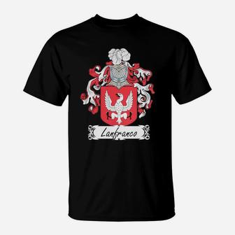 Lanfranco Family Crest Italian Family Crests T-Shirt | Seseable UK