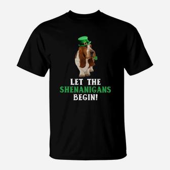 Let The Shenanigans Begins Dog Mom T-Shirt - Seseable