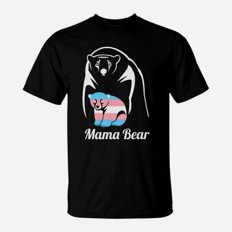 Lgbtq Mama Bear Transgender Pride Pride Month T-Shirt - Seseable