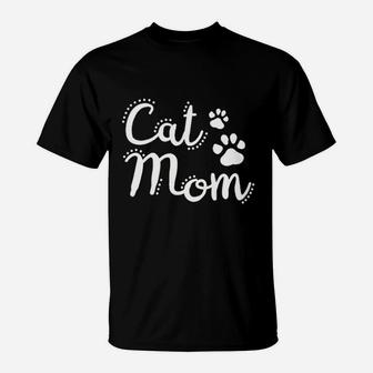 Life Cat Mom Cute T-Shirt - Seseable