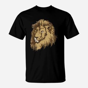 Lion Shirt - Lion Face T-shirt T-Shirt - Seseable