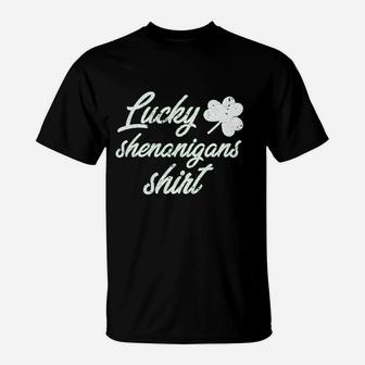Lucky Shenanigans Funny Saint Patricks Day T-Shirt | Seseable FR