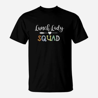 Lunch Lady Squad Teacher Appreciation Lunch Ladies Rock T-Shirt - Seseable