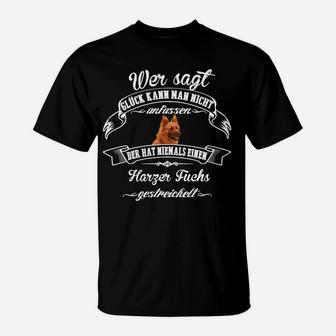 Lustiges Fuchs T-Shirt mit Spruch, Statement Tee – Schwarz - Seseable