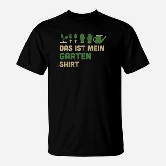 Lustiges Gärtner T-Shirt Das ist mein Garten Shirt mit Gartengeräte - Seseable