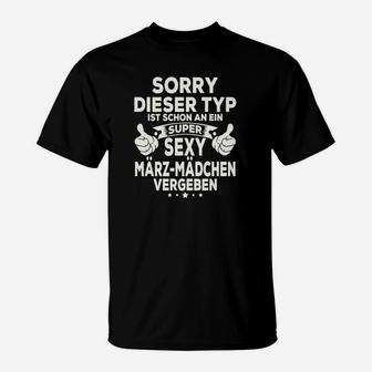 Lustiges März-Mädchen Vergeben T-Shirt, Humorvolles Geburtstags-Outfit - Seseable