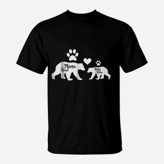 Mama Baby Bear Family Thoughtful Gifts For Mom T-Shirt - Seseable