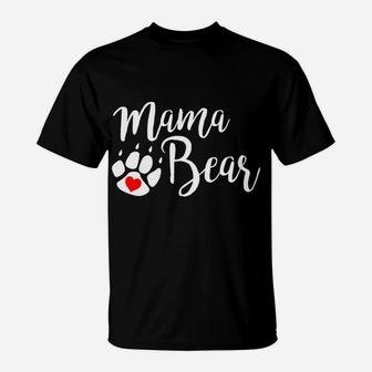 Mama Bear For Moms Expectant Mothers Mothers Day T-Shirt - Seseable