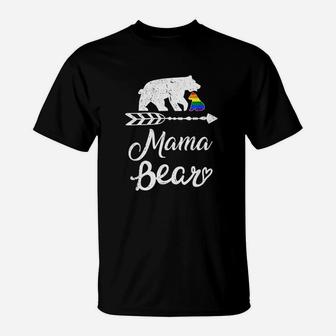 Mama Bear Lgbt Rainbow Pride Gay T-Shirt - Seseable