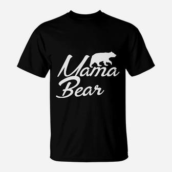 Mama Bear Momma Bear birthday T-Shirt - Seseable