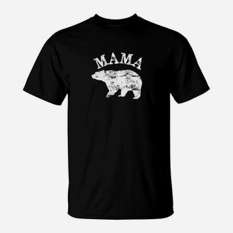 Mama Bear Team Colors Christmas Easter Holiday Pajamas T-Shirt