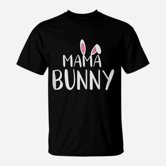 Mama Bunny Easter Mom Matching Couple T-Shirt - Seseable