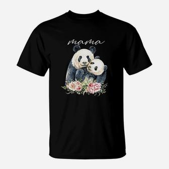 Mama Panda New Mom Panda Bear Mommy Gift For Mother T-Shirt | Seseable UK
