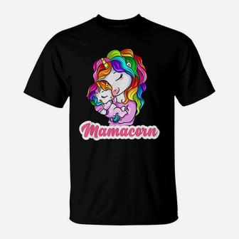 Mamacorn Unicorn Mom With Unicorn Baby T-Shirt - Seseable