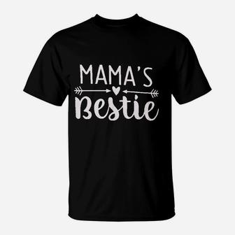 Mamas Bestie Mamas Boy birthday T-Shirt - Seseable