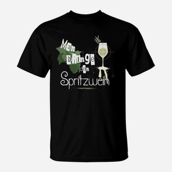 Mann Bringt Den Spritzwein Mit T-Shirt - Seseable