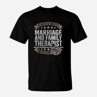 Marriage And Family Therapist Gift Profession Job T-Shirt - Seseable