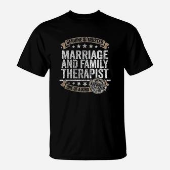 Marriage And Family Therapist Profession Job T-Shirt - Seseable