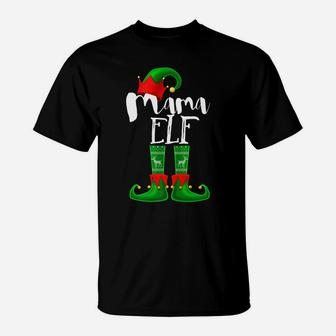 Matching Family Christmas Pajama Mama Elf Pj T-Shirt | Seseable CA