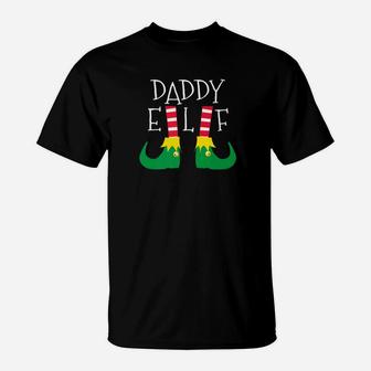 Matching Family Elf Squad Christmas Daddy T-Shirt - Seseable