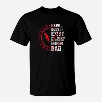 Meet My Electrical Engineer Dad Jobs Gifts T-Shirt - Seseable