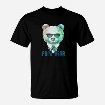 Mens Cool Papa Bear, best christmas gifts for dad T-Shirt - Seseable