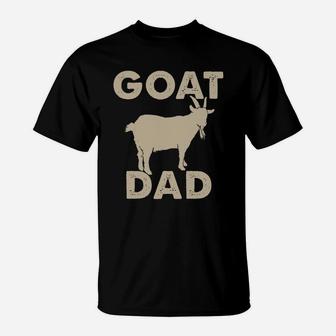Mens Funny Goat Dad T-shirt Goat Apparel T-Shirt - Seseable