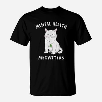 Mental Health Matters End The Stigma Funny Awareness Gift T-Shirt - Seseable