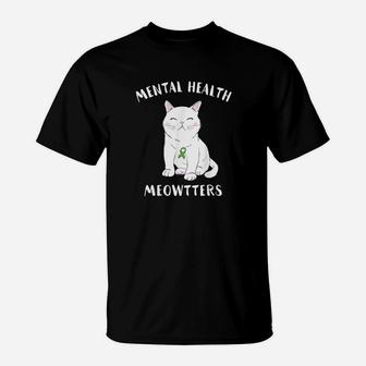 Mental Health Matters End The Stigma Funny Awareness Gift T-Shirt - Seseable