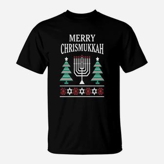 Merry Chrismukkah Christmas-hanukkah T-Shirt - Seseable