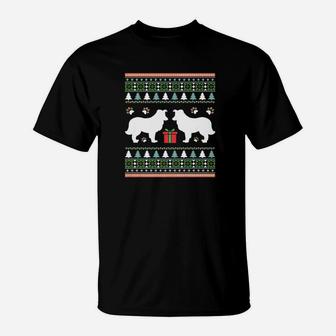 Merry Woofmas Shetland Sheepdog Dog Christmas Gifts T-Shirt - Seseable
