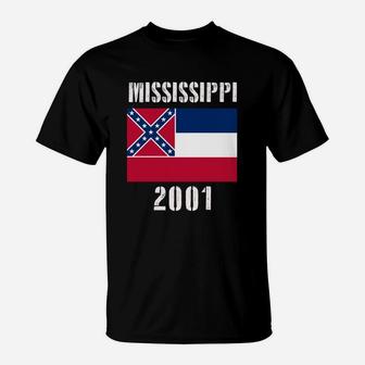 Mississippi State Flag T-Shirt - Seseable