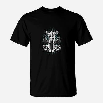 Mjölnir licht Beidseitiger Druck T-Shirt - Seseable