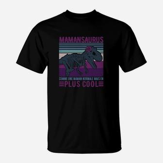 Mollysaurus T-Shirt, Coole Mama Dinosaurier-Design - Seseable