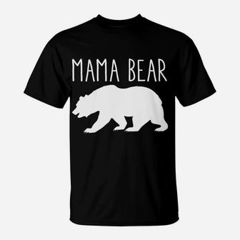 Mom Life Mama Bear s Mother Women Camping Gifts T-Shirt - Seseable