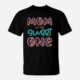 Mom Of Sweet One 1st First Birthday Matching Family Donut T-Shirt | Seseable FR