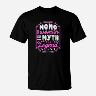 Momo The Woman Myth Legend Mothers Day Gift Ideas T-Shirt - Seseable