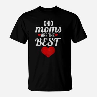 Moms From Ohio Are The Best US States Mothers Day Gift T-Shirt - Seseable