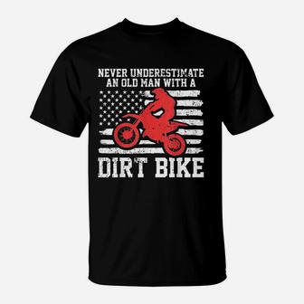 Motocross Dirt Bike Vintage T-Shirt - Seseable