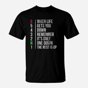 Motorbike Motorcycle Gears When Life Gets You Down T-Shirt - Seseable