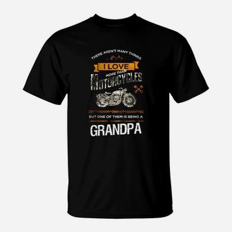 Motorcycle Grandpa Sweater Tshirts T-Shirt - Seseable
