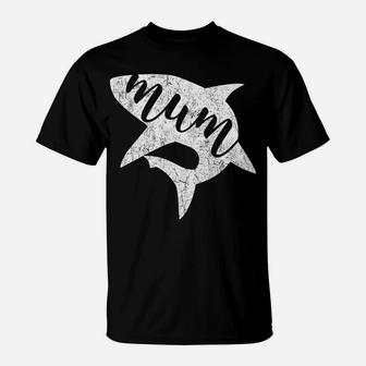Mum Shark Matching Family Shark Family T-Shirt - Seseable