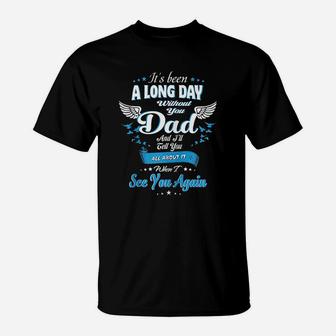 My Dad Is My Guardian Daddys Girl Daughter T-Shirt - Seseable