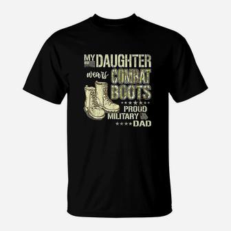 My Daughter Wears Combat Boots T-Shirt - Seseable