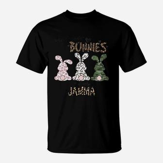 My Favorite Bunnies Call Me Jamma Lovely Family Gift For Women T-Shirt - Seseable