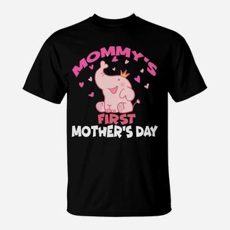 My First Mothers Day Mama Mom 1st New Moms Gift T-Shirt - Seseable
